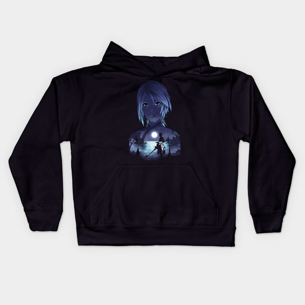 Keyblade Wielders Kids Hoodie by DANDINGEROZZ